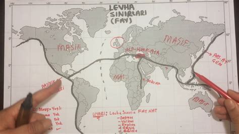 fay hattı haritası dünya